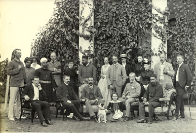 Visit of Chloroform  Commission to Hyderabad 1889     (Click to Enlarge)