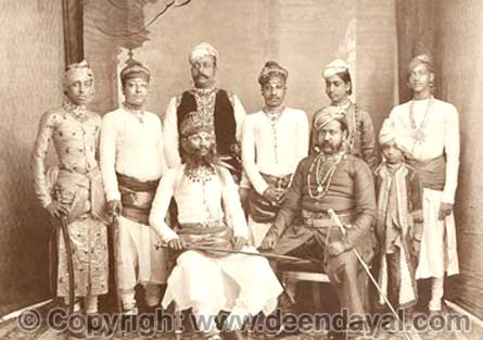 Bansi Raja Girdhari Pershad, Commander of Nizam's irregular forces 02-09-1891